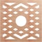 Ekena Millwork Chevron Wood Fretwork Pierced Ceiling Medallion, Cherry, 30"OD x 7 3/4"ID x 3/8"T CMWP30X30X0375CHCH - alternate 1